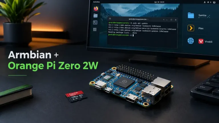 Установка и первичная настройка Armbian на Orange Pi Zero 2W